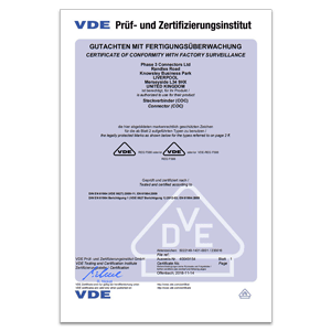 vde certificate